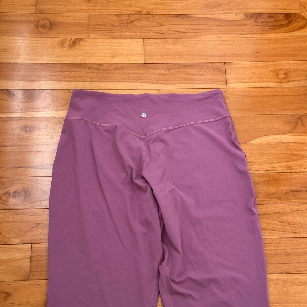 Women Lululemon Align High-Rise Jogger 28" Vintage Plum Size 14 Yoga Athleisure - Picture 5 of 8